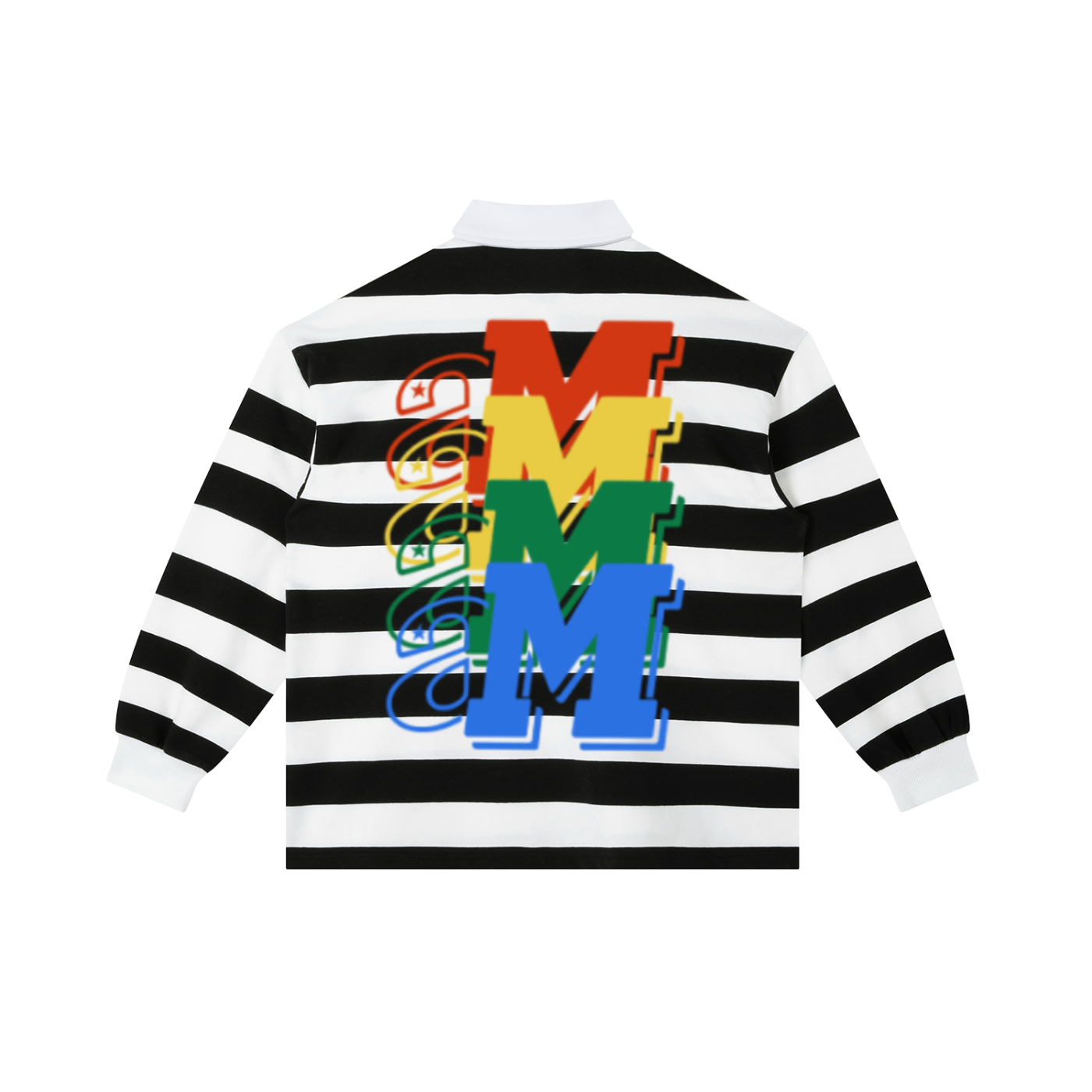 Color Block Stripe Polo Shirt