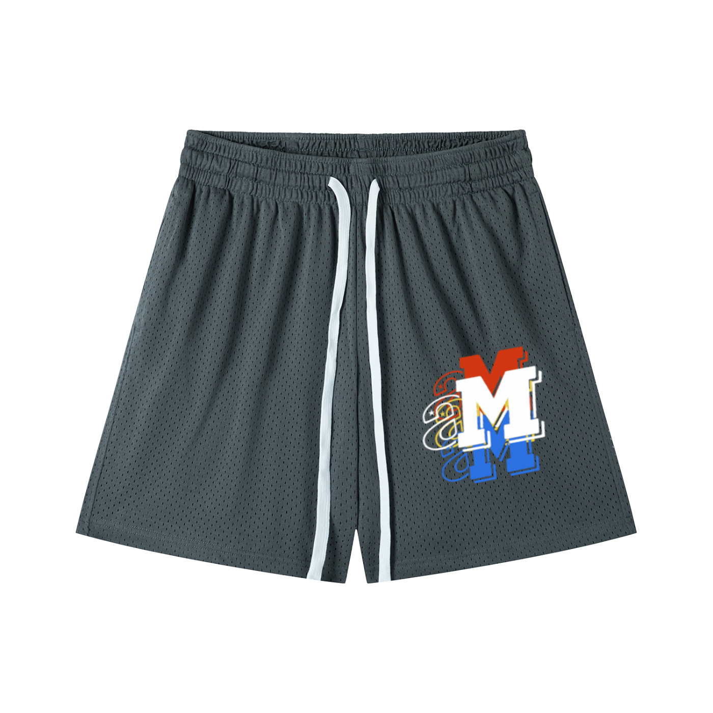 Mesh Drawstring Shorts