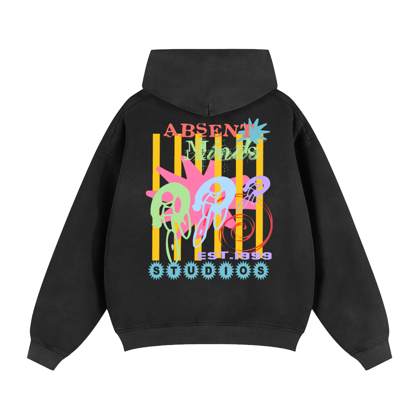 AMS Sunfade Two-way Zipper Boxy Fleece Hoodie