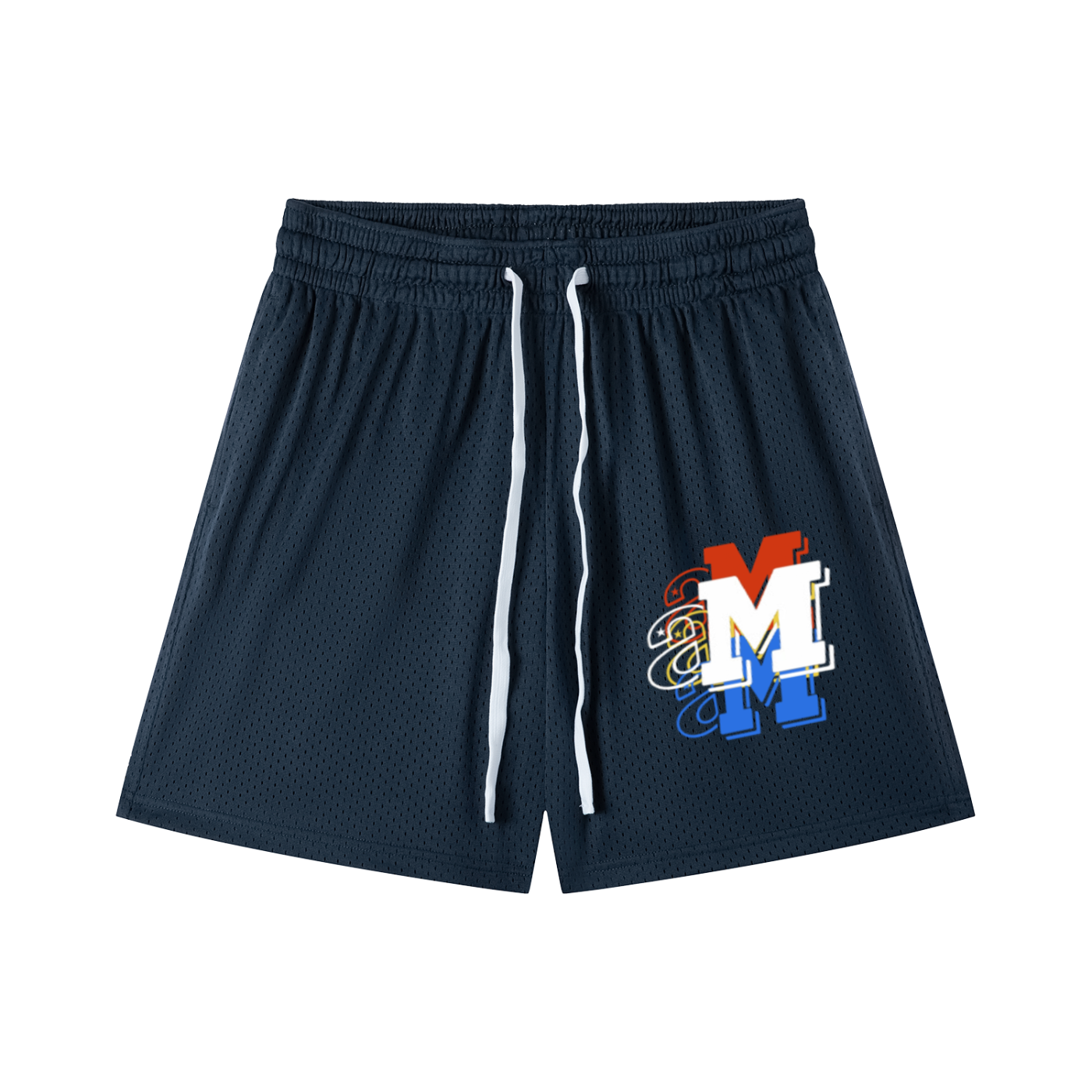 Mesh Drawstring Shorts